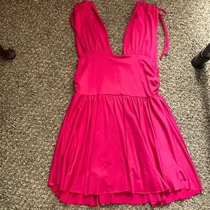 Lyaner XL short dress pink